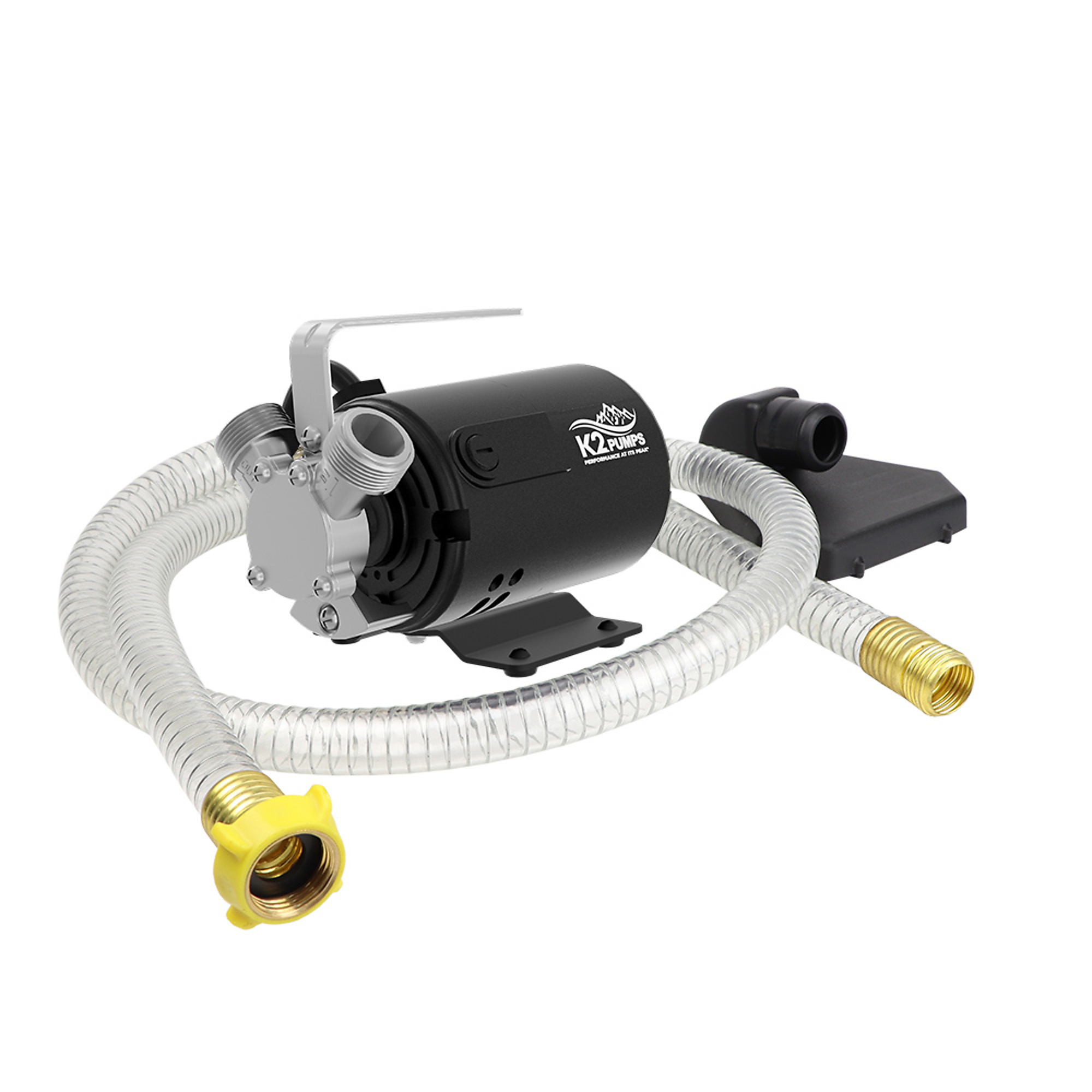 K2 1/10 HP Compact Non-Submersible Transfer Pump, Max. Flow 360 GPH, Port Size 0.75 in, Model# UTT01004K